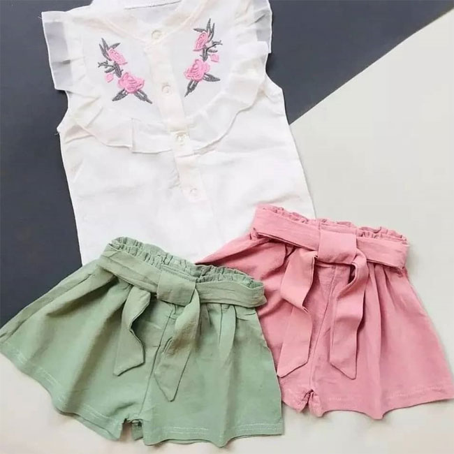 n ست گلدوزی دخترانه - Image 1