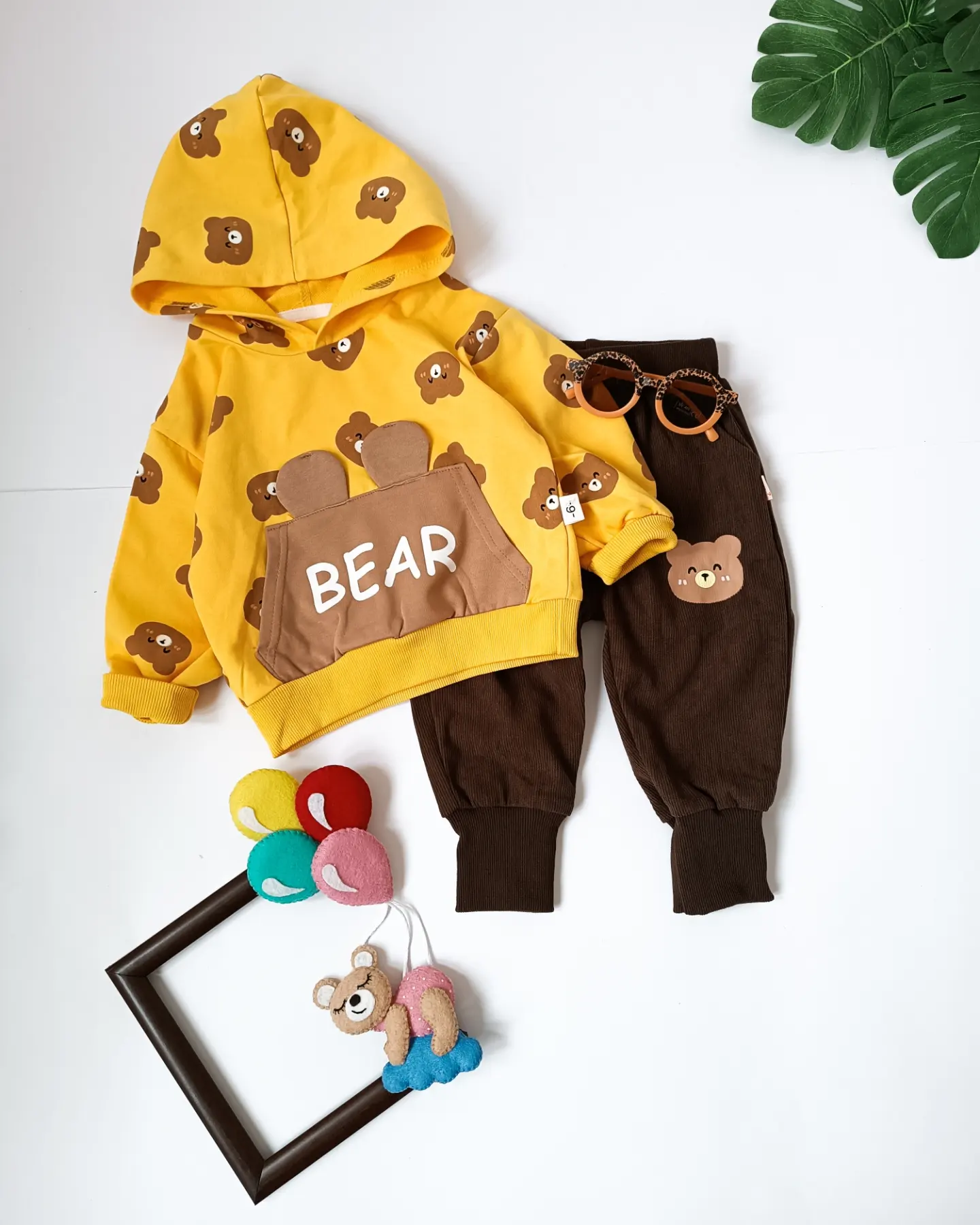 IMG_20240104_124452_897 هودی شلوار تدی خردلی - Image 1