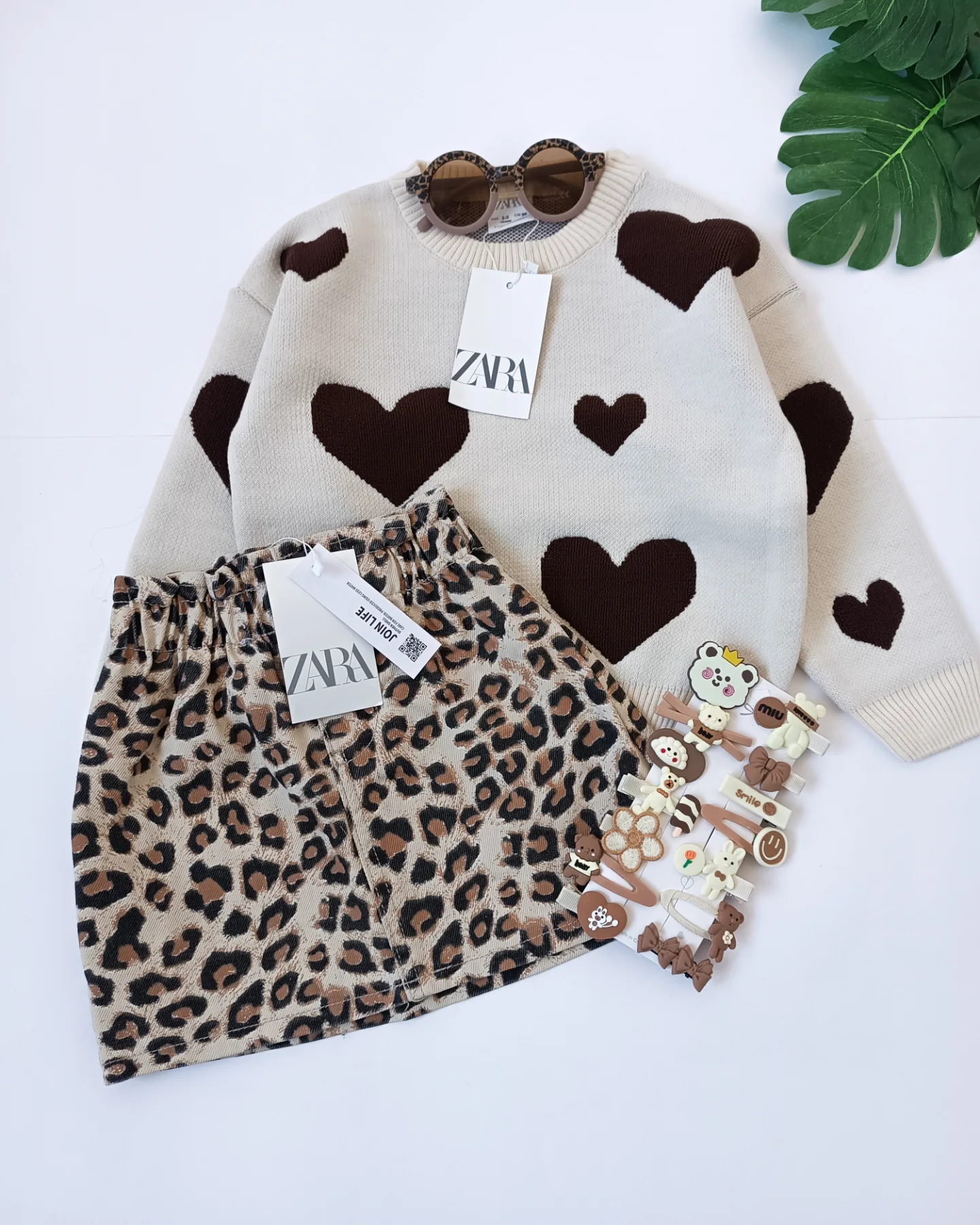 IMG_20250102_222253_286 ست بلوز و دامن پلنگی Zara - Image 1